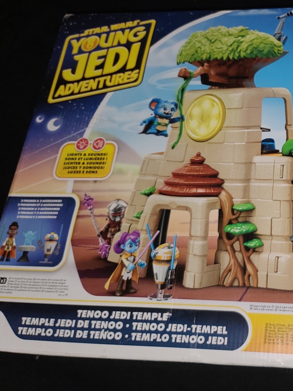 Star Wars, Tenoo Jedi Temple, Playset with Figures NIB
